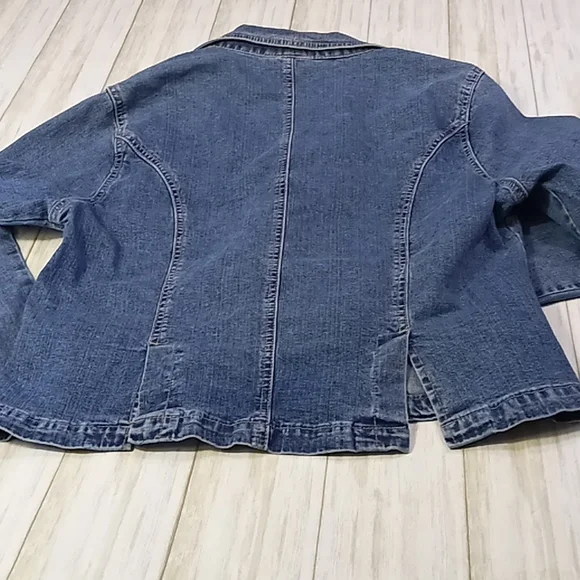 Ethyl Vintage Denim Jacket Size Medium - Picture 13 of 13